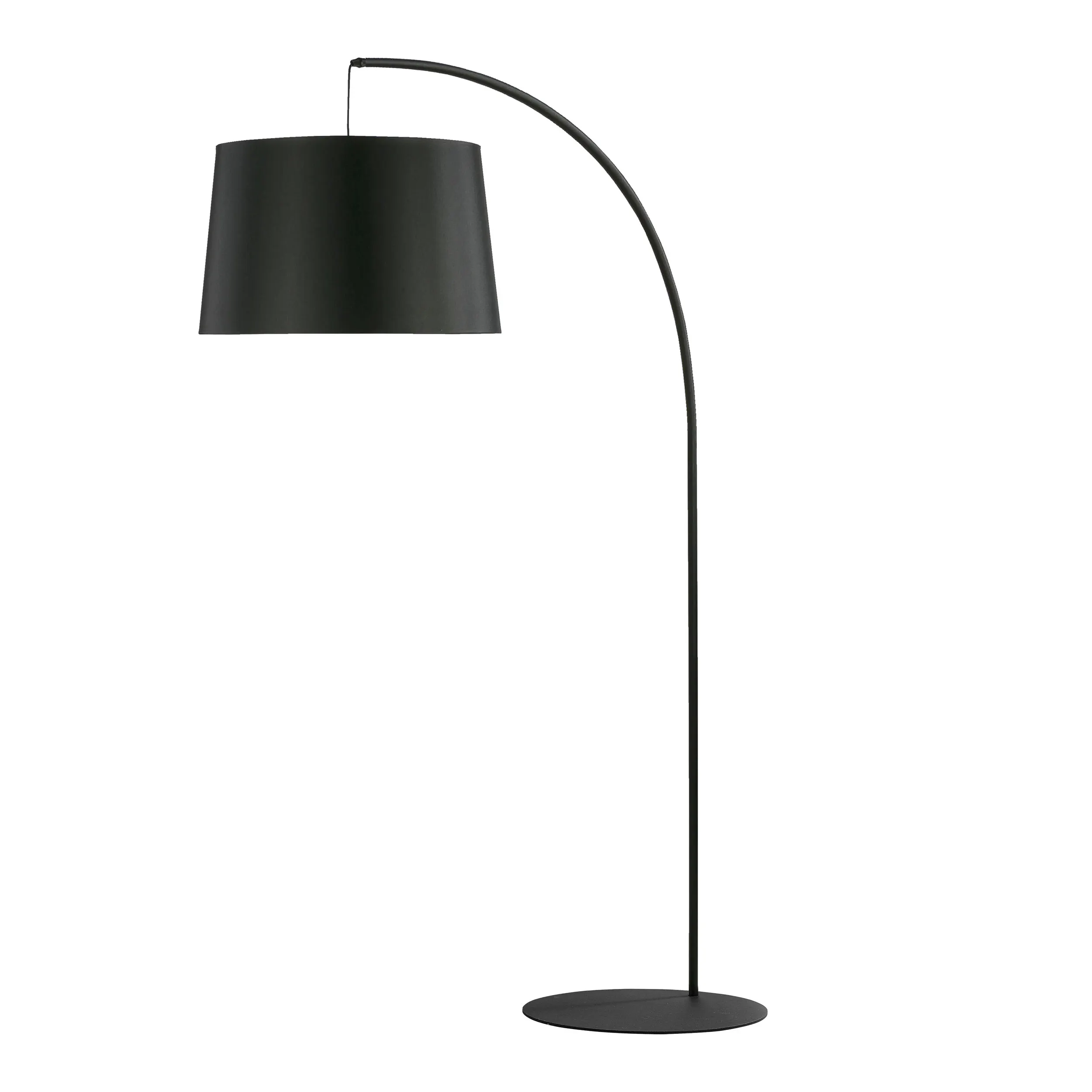 Lampa podłogowa HANG czarna 200x92x45cm