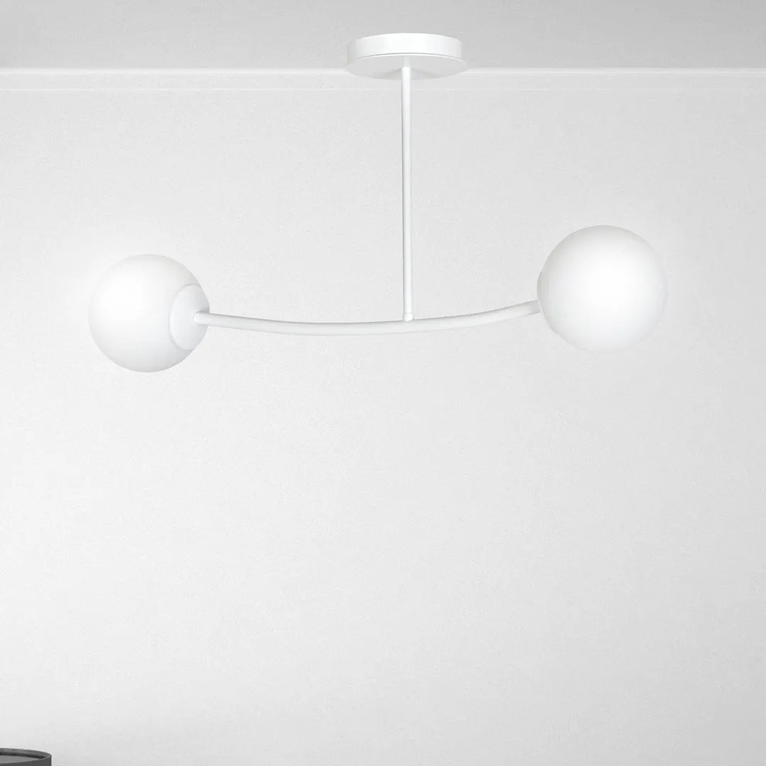 Lampa wisząca HALLDOR 2 biała — zdjęcie 5