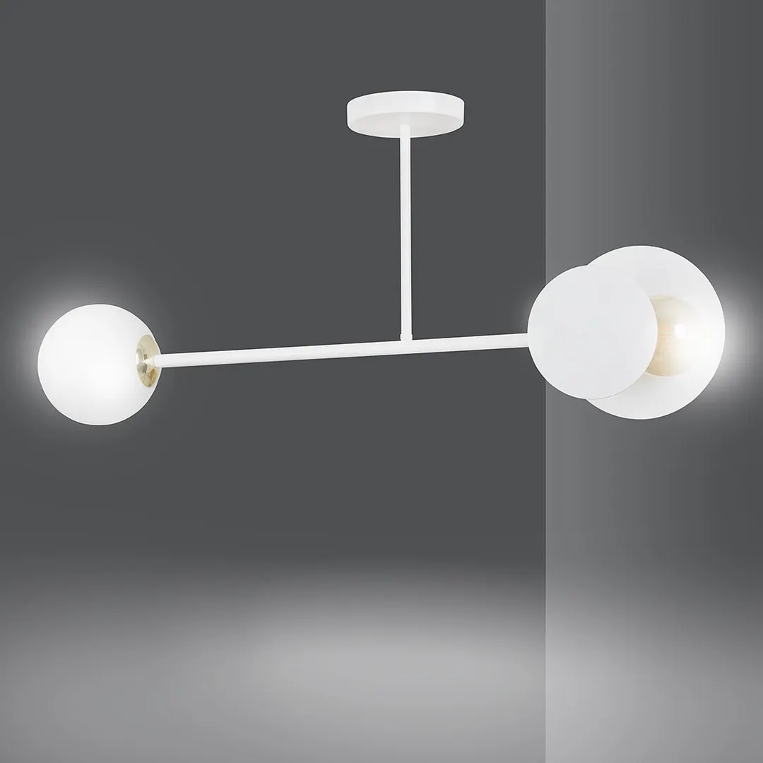 Lampa sufitowa  MINERVA Biały 613/2