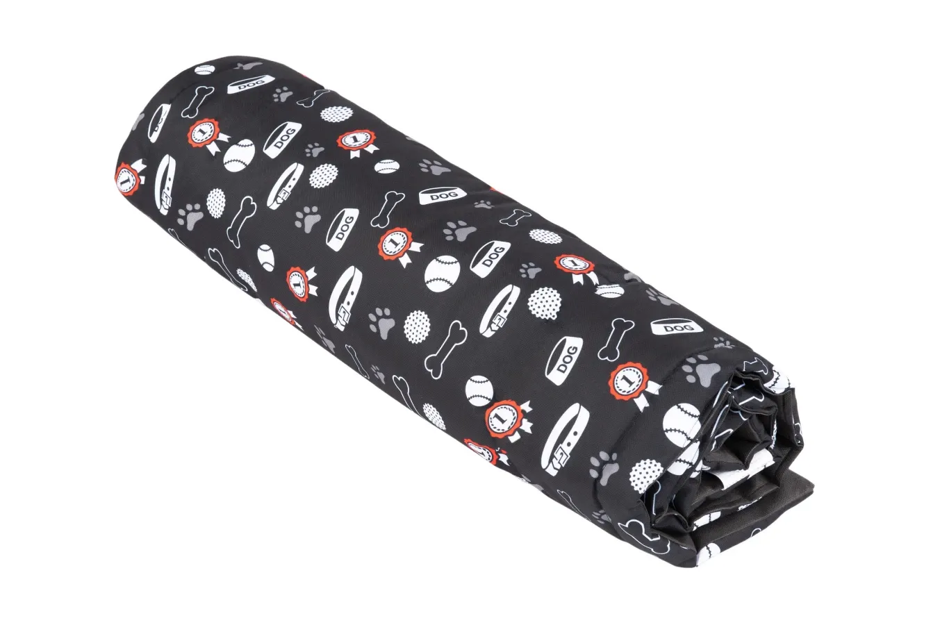 Legowisko dla psa miękkie (mata) średnie 90x60x2,5cm wodoodporne brązowe - FDM_5906482609678