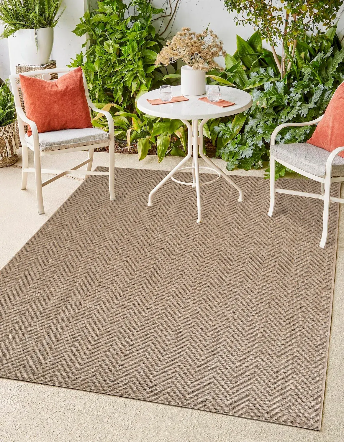 Dywan 160 x 230 SISALUNA 4441 beżowo-zielony
