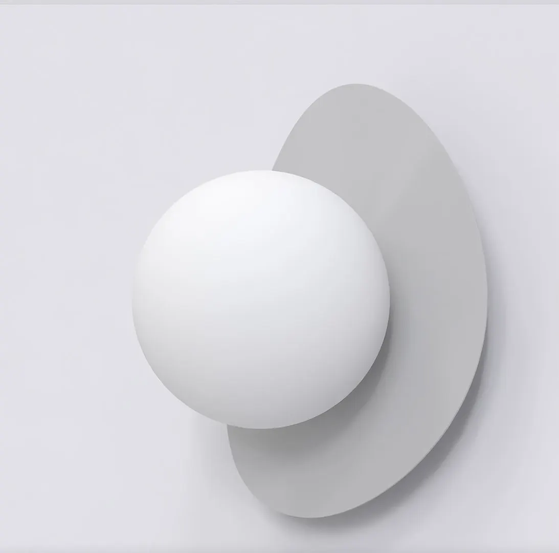 Kinkiet metalowy OVO K1 szary - 1530/K1