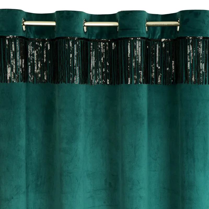 ZASŁONA GOTOWA JASPER 140X250 CM CIEMNOTURKUSOWY - EU_386240